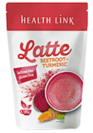 Organic beetroot latte